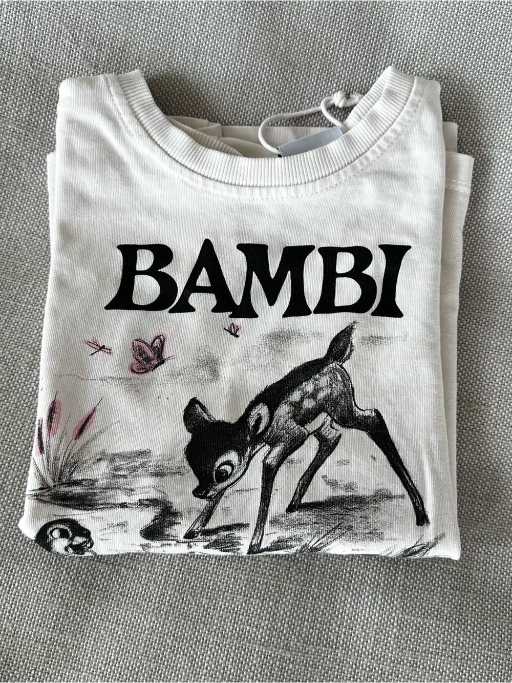 Zara x Disney Bambi Kids Graphic Tee | Size 9–10Y (140)